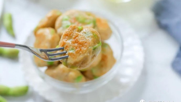 毛豆鸡肉饼【宝宝辅食】